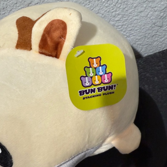 Set of 3 Bun Bun Stacking Plush Reindeer, Santa Hat Mouse & Penguin Stuffed Toys - Picture 7 of 7